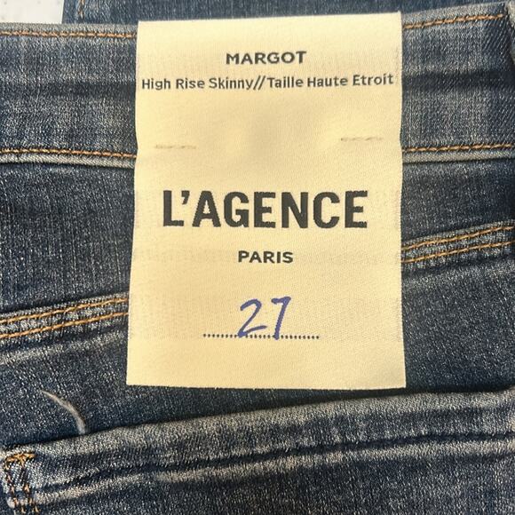 NWT L’Agence Margot High Rise Skinny Jeans - Picture 4 of 5